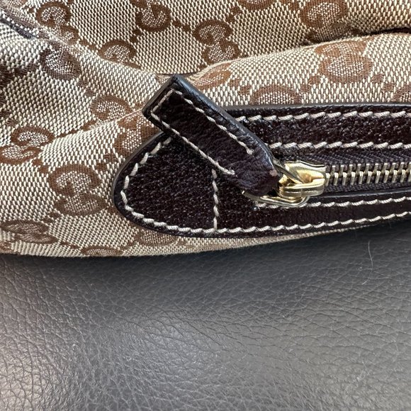 PREOWNED A++ Condition. Practically New Gucci GG Monogram Boston Handbag - Picture 3 of 16